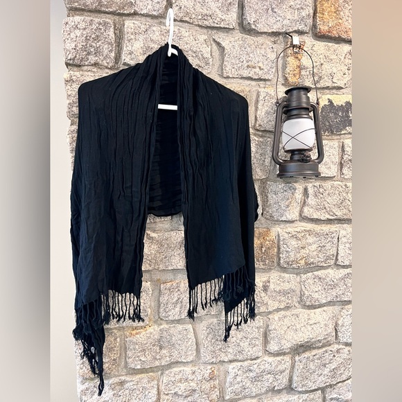 Women’s Scarf - Black - One size - Picture 2 of 3
